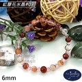 【德山珠寶】5A級6mm紅膠花水晶造型手鍊(CE476)_5 【德山珠寶】5A級6mm紅膠花水晶造型手鍊(CE476)_5