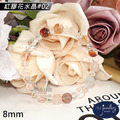 【德山珠寶】5A級8mm紅膠花水晶造型手鍊(CE476)_3 【德山珠寶】5A級8mm紅膠花水晶造型手鍊(CE476)_3