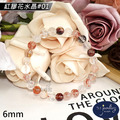 【德山珠寶】5A級6mm紅膠花水晶造型手鍊(CE476)_1 【德山珠寶】5A級6mm紅膠花水晶造型手鍊(CE476)_1