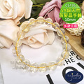 【德山珠寶】5A級10mm天然黃髮晶水晶造型手鍊(CE476) 【德山珠寶】5A級10mm天然黃髮晶水晶造型手鍊(CE476)