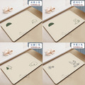 【Osun】50x80cm加厚約2.5mm日系奶油風極簡線條插畫軟式矽藻泥地墊CE474_7 【Osun】50x80cm加厚約2.5mm日系奶油風極簡線條插畫軟式矽藻泥地墊CE474_7