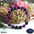 【D.S. jewellery 德山珠寶】5A級8mm夢幻紫色條紋瑪瑙造型手鍊 #金款/銀款(CE476)_12 【D.S. jewellery 德山珠寶】5A級8mm夢幻紫色條紋瑪瑙造型手鍊 #金款/銀款(CE476)_12