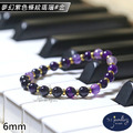 【D.S. jewellery 德山珠寶】5A級6mm夢幻紫色條紋瑪瑙造型手鍊#金款/銀款(CE476)_3 【D.S. jewellery 德山珠寶】5A級6mm夢幻紫色條紋瑪瑙造型手鍊#金款/銀款(CE476)_3
