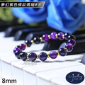【D.S. jewellery 德山珠寶】5A級8mm夢幻紫色條紋瑪瑙造型手鍊 #金款/銀款(CE476)_8 【D.S. jewellery 德山珠寶】5A級8mm夢幻紫色條紋瑪瑙造型手鍊 #金款/銀款(CE476)_8