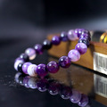 【D.S. jewellery 德山珠寶】5A級8mm夢幻紫色條紋瑪瑙造型手鍊#01/02款(CE476) 【D.S. jewellery 德山珠寶】5A級8mm夢幻紫色條紋瑪瑙造型手鍊#01/02款(CE476)