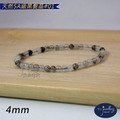【D.S. jewellery 德山珠寶】5A級4mm天然黑髮晶水晶手鍊(CE476)_1 【D.S. jewellery 德山珠寶】5A級4mm天然黑髮晶水晶手鍊(CE476)_1