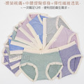 【Osun】蠶絲蛋白纖維嫘縈抑菌精緻滾邊小蝴蝶結中腰L女內褲(CE455-226)_1 【Osun】蠶絲蛋白纖維嫘縈抑菌精緻滾邊小蝴蝶結中腰L女內褲(CE455-226)_1