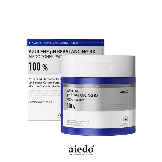 聚美世|aiedo【極藍甘菊藍平衡修護棉片】 聚美世|aiedo【極藍甘菊藍平衡修護棉片】