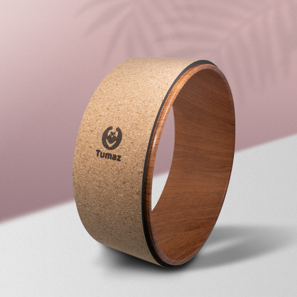 軟木瑜珈輪 後彎美背輔助神器 達摩輪