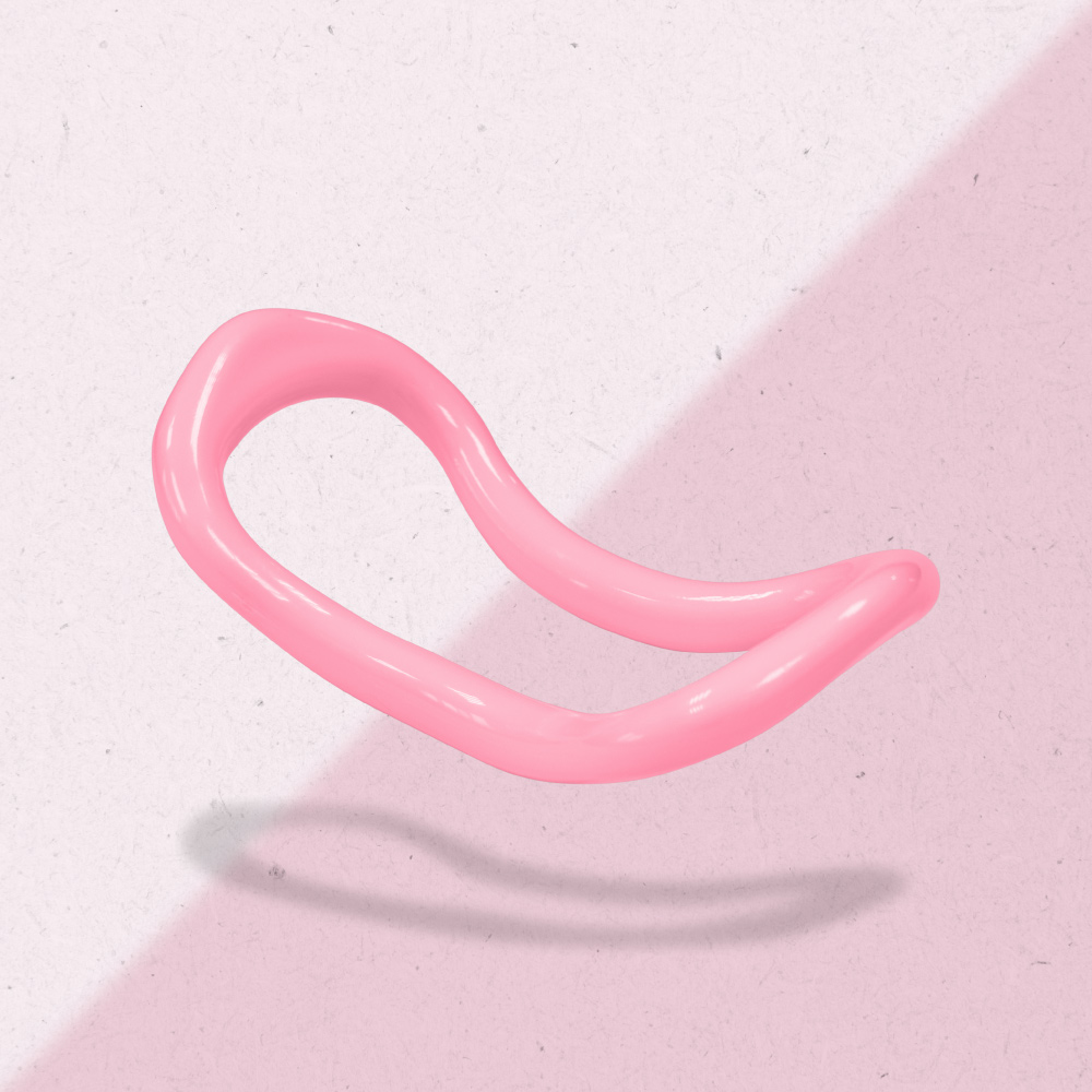 硬式PP瑜珈環-粉