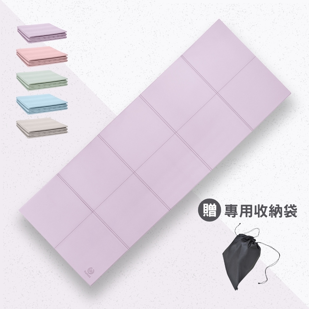 大空間更自在|5mm 加寬 TPE 方形摺疊瑜珈墊