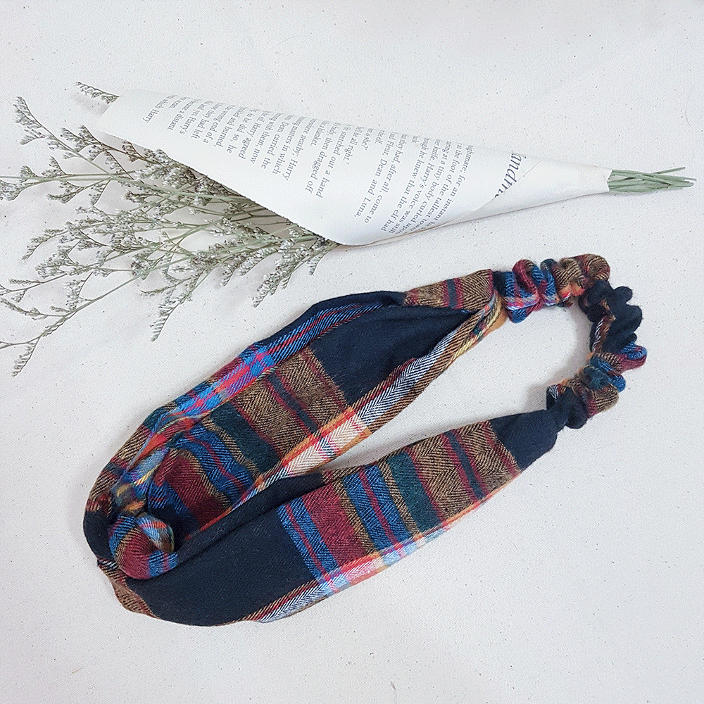 巧遇 磨毛英倫風 | 交叉鬆緊髮帶_1 巧遇 磨毛英倫風 | 交叉鬆緊髮帶_1