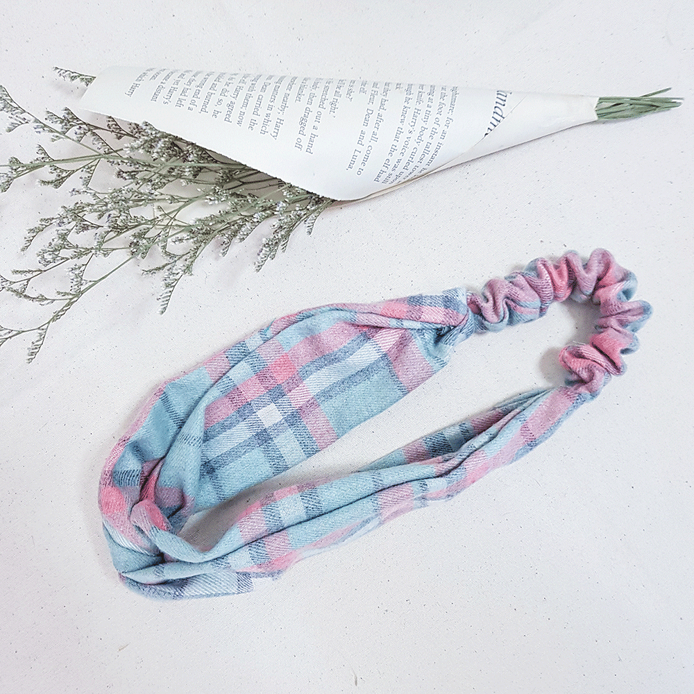 薄荷蛋糕 磨毛英倫風 | 交叉鬆緊髮帶_1 薄荷蛋糕 磨毛英倫風 | 交叉鬆緊髮帶_1