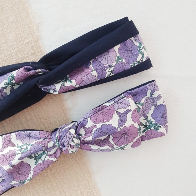 紫羅蘭 韓國布 | 蝴蝶結髮帶 紫羅蘭 韓國布 | 蝴蝶結髮帶