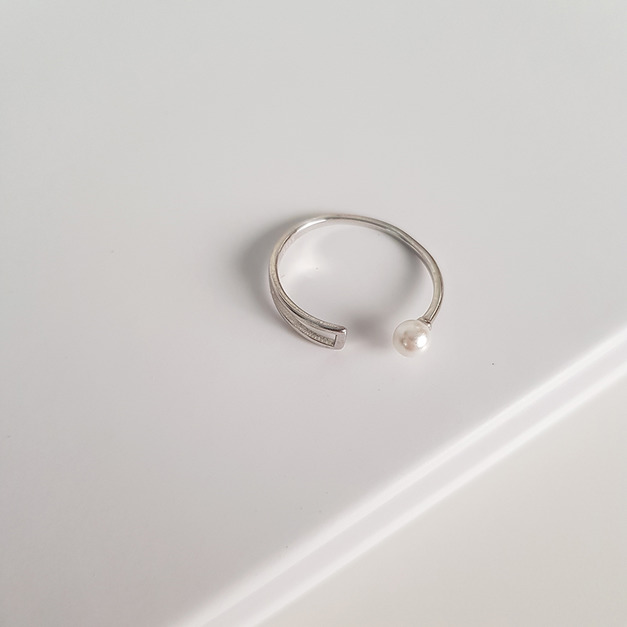 仙境 | S925 純銀珍珠開口可調式戒指 MIX collection 仙境 | S925 純銀珍珠開口可調式戒指 MIX collection
