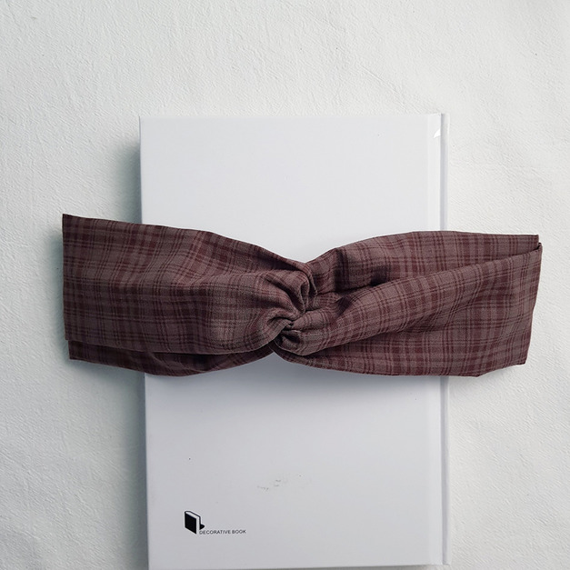 摩卡咖啡 | 交叉鬆緊髮帶