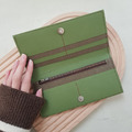 墨綠 x 草綠 水洗牛皮紙夾 | 長夾_2 墨綠 x 草綠 水洗牛皮紙夾 | 長夾_2