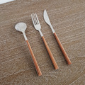 木紋質感西餐餐具 刀叉湯匙 MIX collection 木紋質感西餐餐具 刀叉湯匙 MIX collection