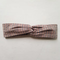 復古細格紋4色 | 交叉鬆緊髮帶_4 復古細格紋4色 | 交叉鬆緊髮帶_4