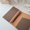 咖X橙 水洗牛皮紙 | 護照套 附零錢夾_1 咖X橙 水洗牛皮紙 | 護照套 附零錢夾_1