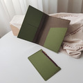 墨綠X草綠 水洗牛皮紙 | 護照套 附零錢夾_1 墨綠X草綠 水洗牛皮紙 | 護照套 附零錢夾_1