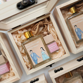 【客製禮】擴香瓶木禮盒組 | 空間擴香瓶+車用擴香瓶