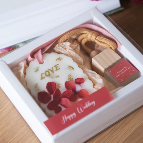 【客製禮】香氛蠟片+車用擴香禮盒組