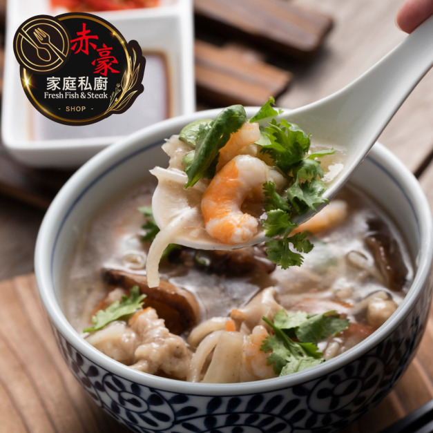 赤豪家庭私廚 經典古早味干貝蝦仁海鮮羹2包(1200g±10%/包) 赤豪家庭私廚 經典古早味干貝蝦仁海鮮羹2包(1200g±10%/包)