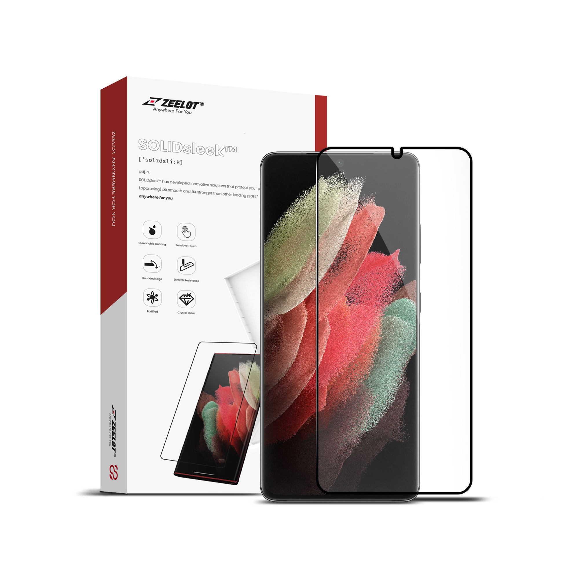 懶人貼|高清透|Samsung S22 Plus 滿版保護貼_6.6吋