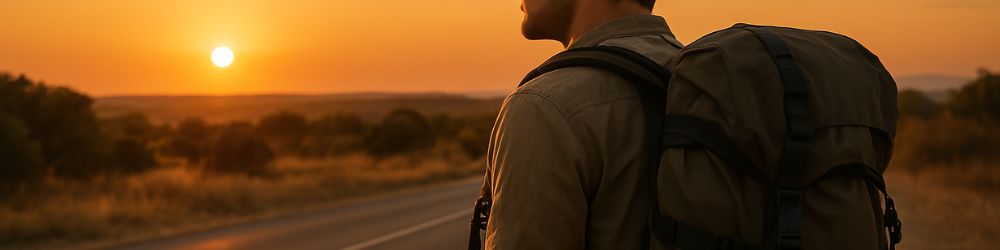 LAZY Scent 黃昏旅人香氛蠟燭,沉穩木質調布枯與雪松氣息結合岩蘭草,呈現暖金夕陽氛圍,象徵旅行的寧靜安定感。