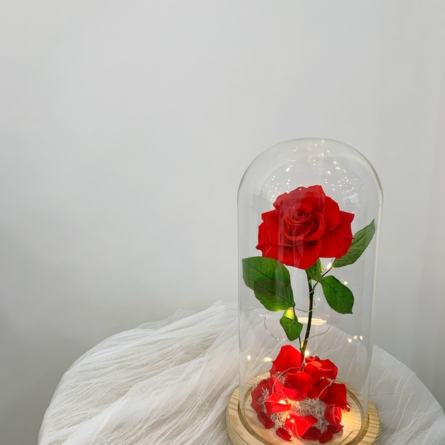 永生花禮ღ小王子玫瑰花盅 永生花禮ღ小王子玫瑰花盅