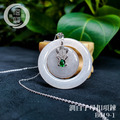 B019-1潤白翡翠子母扣項鍊_3 B019-1潤白翡翠子母扣項鍊_3