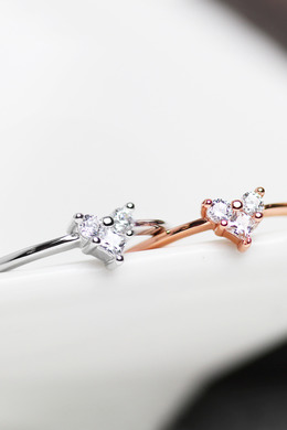 925純銀|珍愛美鑽戒指 RB-1203A-B 925純銀|珍愛美鑽戒指 RB-1203A-B