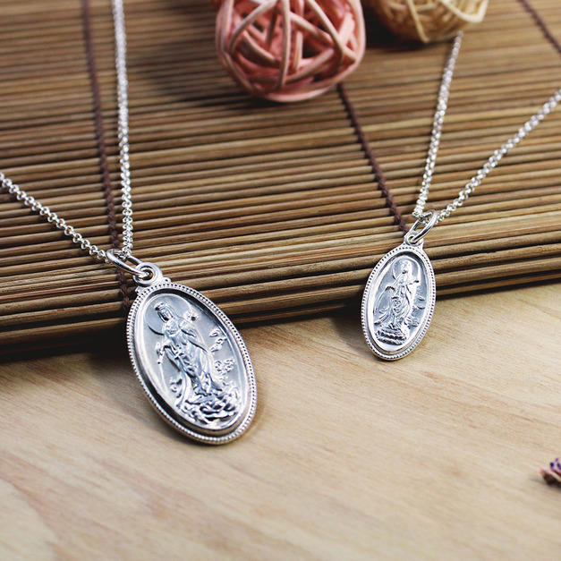 925純銀|觀世音菩薩項鍊 n9161-1