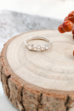 925純銀|指耀華麗戒指.六角狀 RL0206 925純銀|指耀華麗戒指.六角狀 RL0206