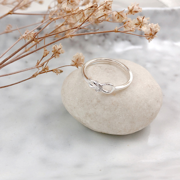 925純銀|指耀華麗戒指.蝴蝶結 RL0207