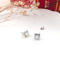 316L鋼|方框三角鑽耳飾 BSS467_2 316L鋼|方框三角鑽耳飾 BSS467_2