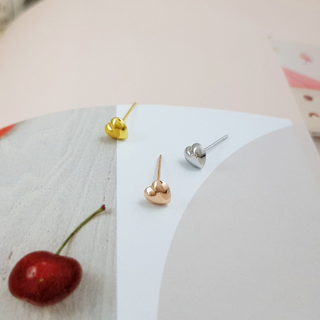 585K金|愛心耳環(大款) e500000186-192