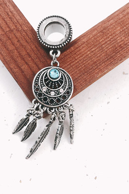 316L鋼|幸運捕夢網擴耳環 s119-3 316L鋼|幸運捕夢網擴耳環 s119-3