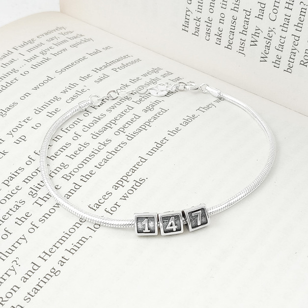 925純銀|生命靈數手鍊.147財運線 b91091-p901496-1-4-7