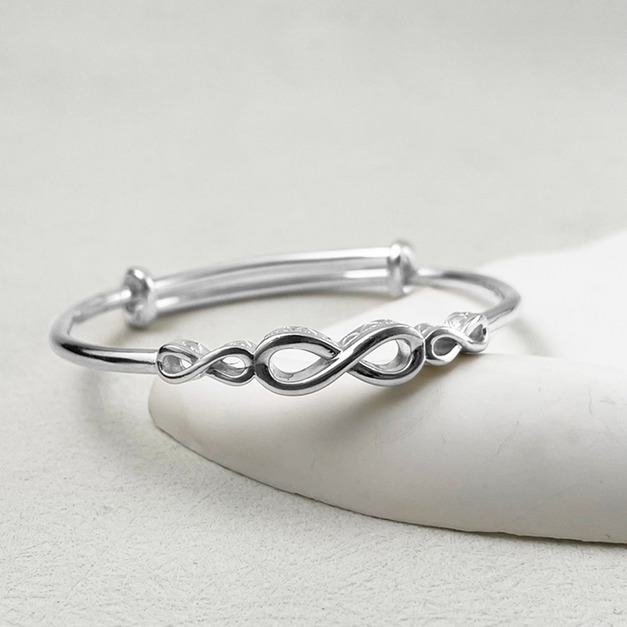 999足銀|愛的無限循環伸縮手環 b9999910-3