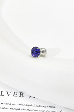 316L鋼|亮粉弧球I形環(紫) s2149CBAG-1 316L鋼|亮粉弧球I形環(紫) s2149CBAG-1