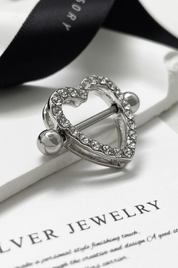 316L鋼|裸空鑽邊愛心I形環 s239WECAA-8 316L鋼|裸空鑽邊愛心I形環 s239WECAA-8