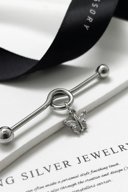 316L鋼|垂墜小蝴蝶I形環 s2150ZECAA-17 316L鋼|垂墜小蝴蝶I形環 s2150ZECAA-17