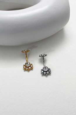 316L鋼|花花蜜蜂肚臍環 s7143C-s7143C-1 316L鋼|花花蜜蜂肚臍環 s7143C-s7143C-1