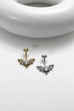 316L鋼|花花昆蟲肚臍環 s7143A-s7143A-1 316L鋼|花花昆蟲肚臍環 s7143A-s7143A-1