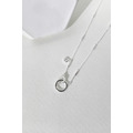 925純銀|簡約雙圈單鑽項鍊 n9593_1 925純銀|簡約雙圈單鑽項鍊 n9593_1