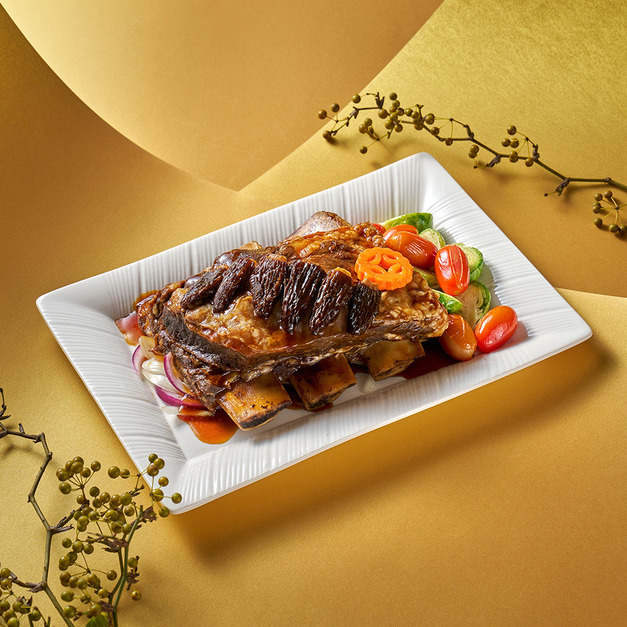 【常溫年菜】潮粵坊-羊肚菌慢滷美國Prime帶骨牛小排 【常溫年菜】潮粵坊-羊肚菌慢滷美國Prime帶骨牛小排