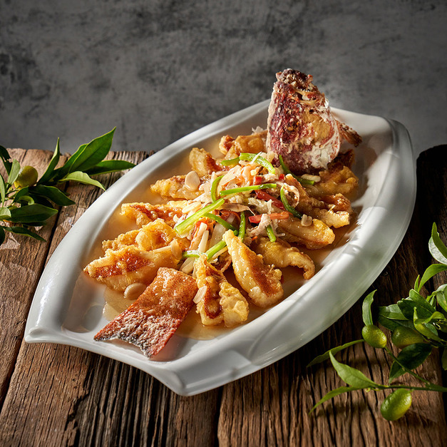 【常溫年菜】米香-飄香五柳紅星斑 【常溫年菜】米香-飄香五柳紅星斑