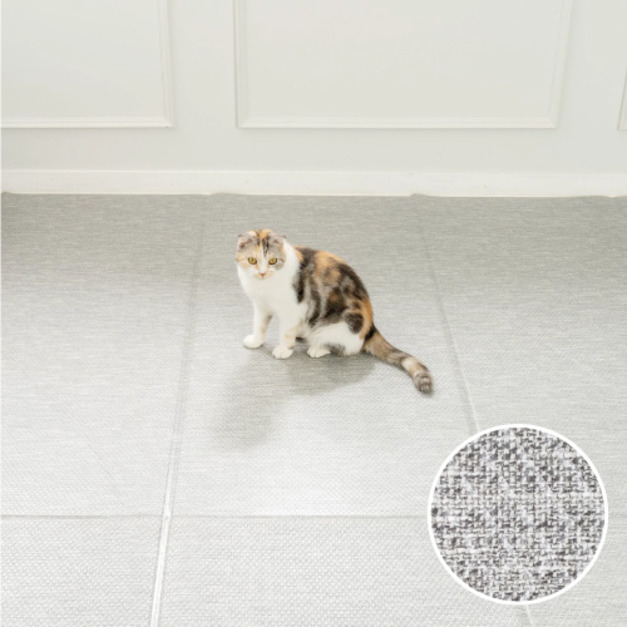 韓國製 dfang迪邦 奈米膜耐抓寵物遊戲地墊-極簡墨灰 (360*140cm可裁切六折加厚款) 韓國製 dfang迪邦 奈米膜耐抓寵物遊戲地墊-極簡墨灰 (360*140cm可裁切六折加厚款)